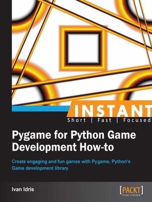 cover image of Instant Pygame for Python Game Development How-to